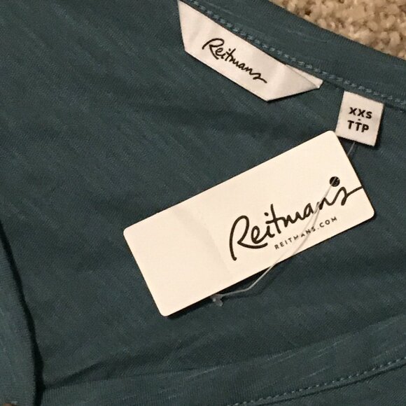 NWT Cadet Blue Polo Muscle Sleeve Cotton Tee - Picture 7 of 13